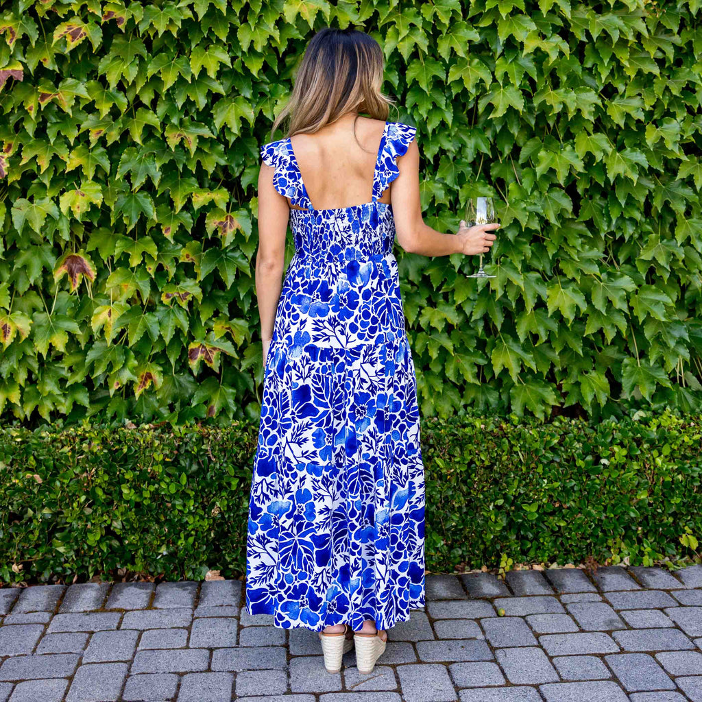 The Napa - Resort Dress with Ruffle Straps
