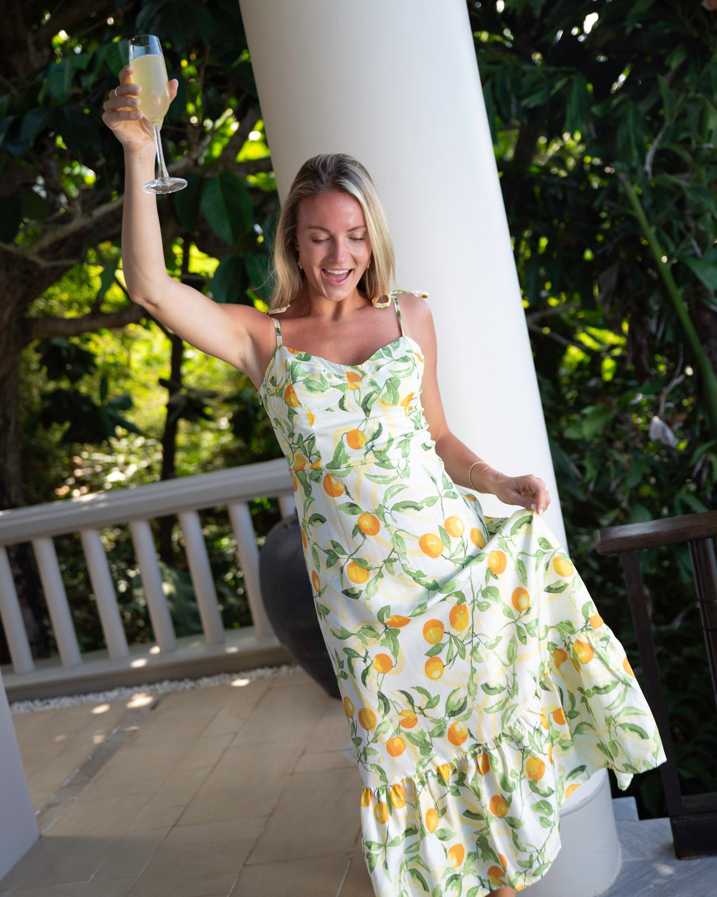 The Valencia - Silk Sweetheart Dress