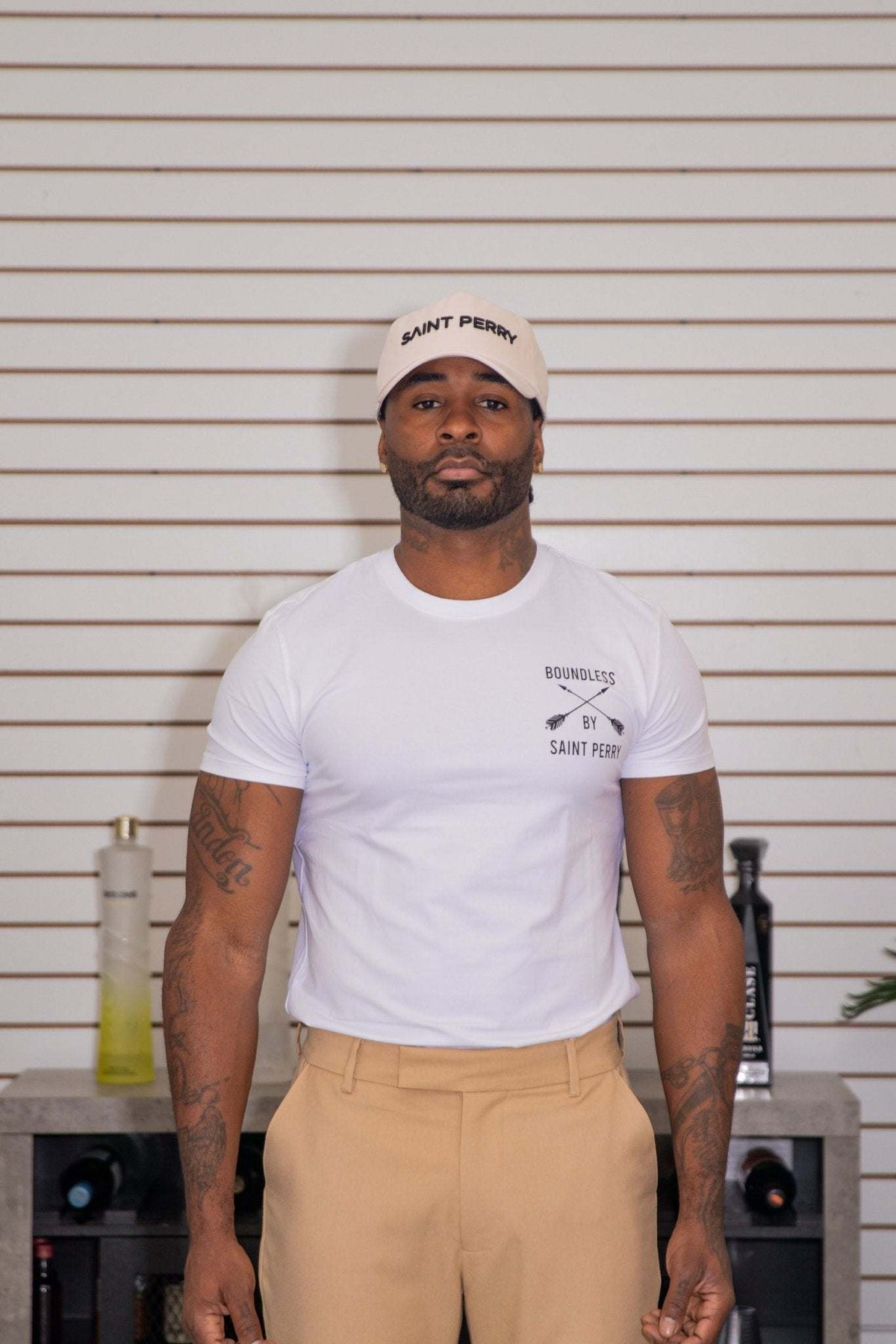 Men's Crewneck M1 White T-Shirt
