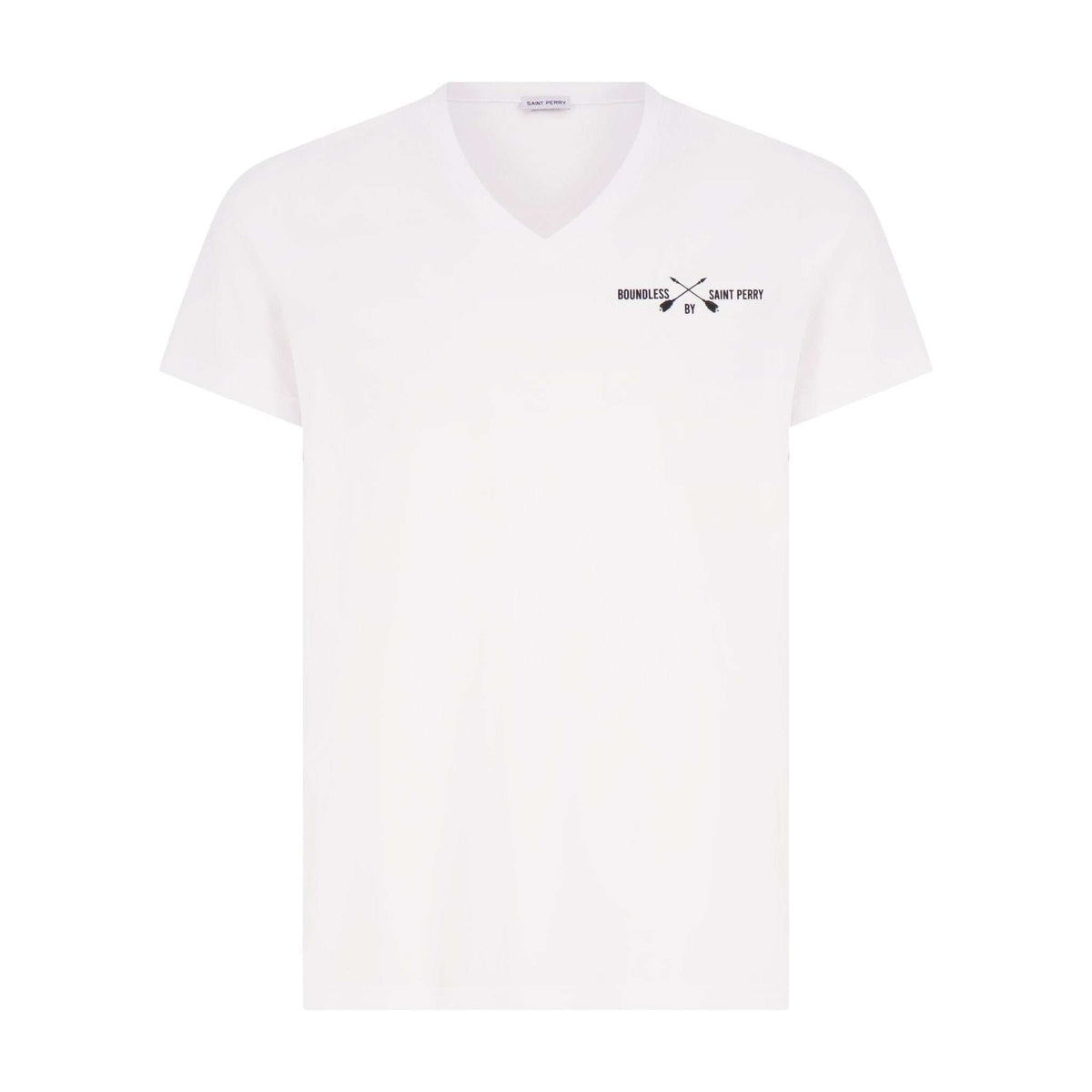 Men's V-Neck White T-Shirt