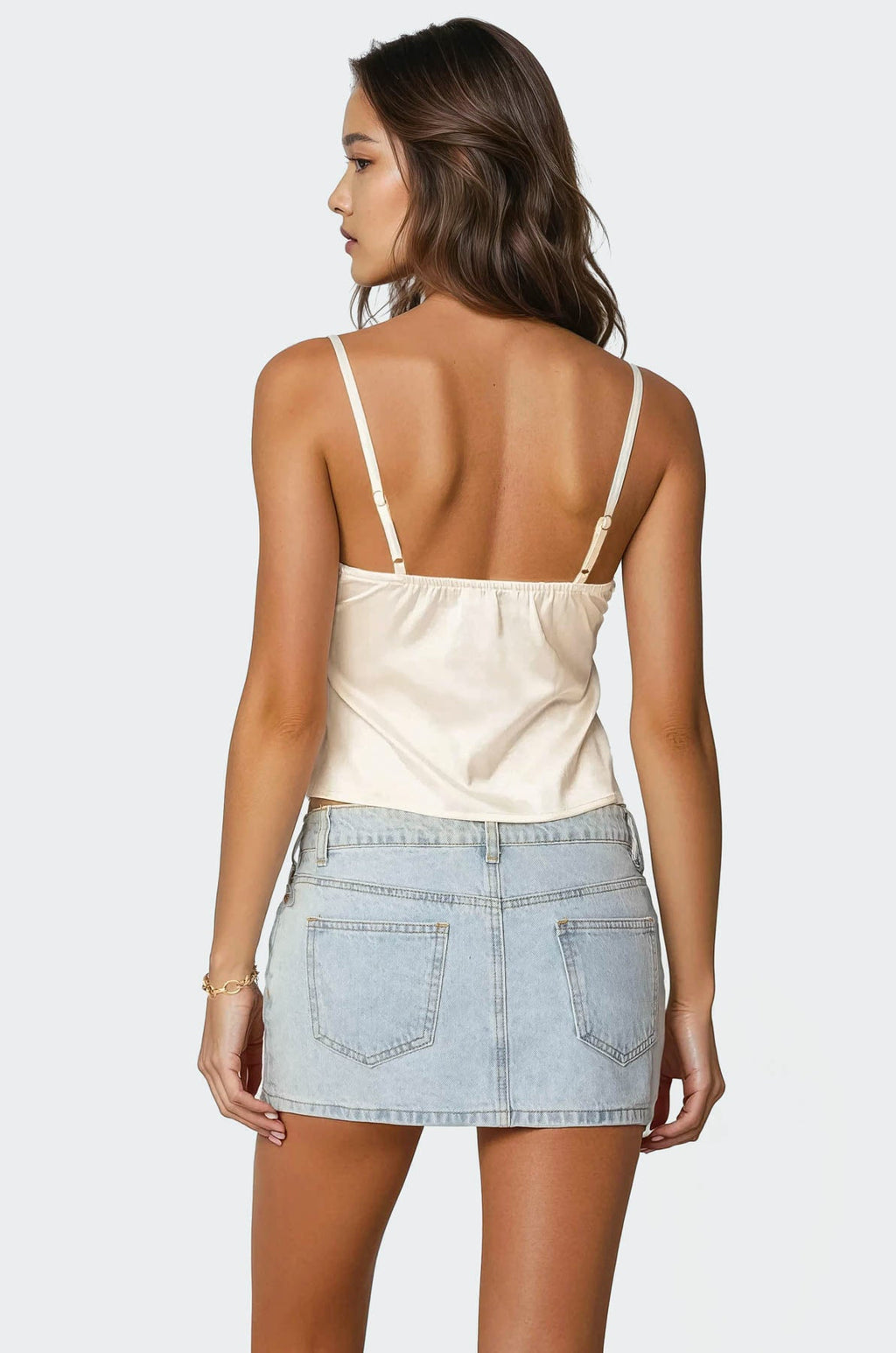 Tamar Satin Effect Tank Top