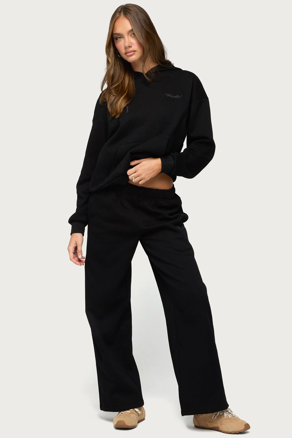 Basic Girl Wide Leg Edikted Sweatpants