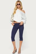 Rocio Foldover Capri Pants