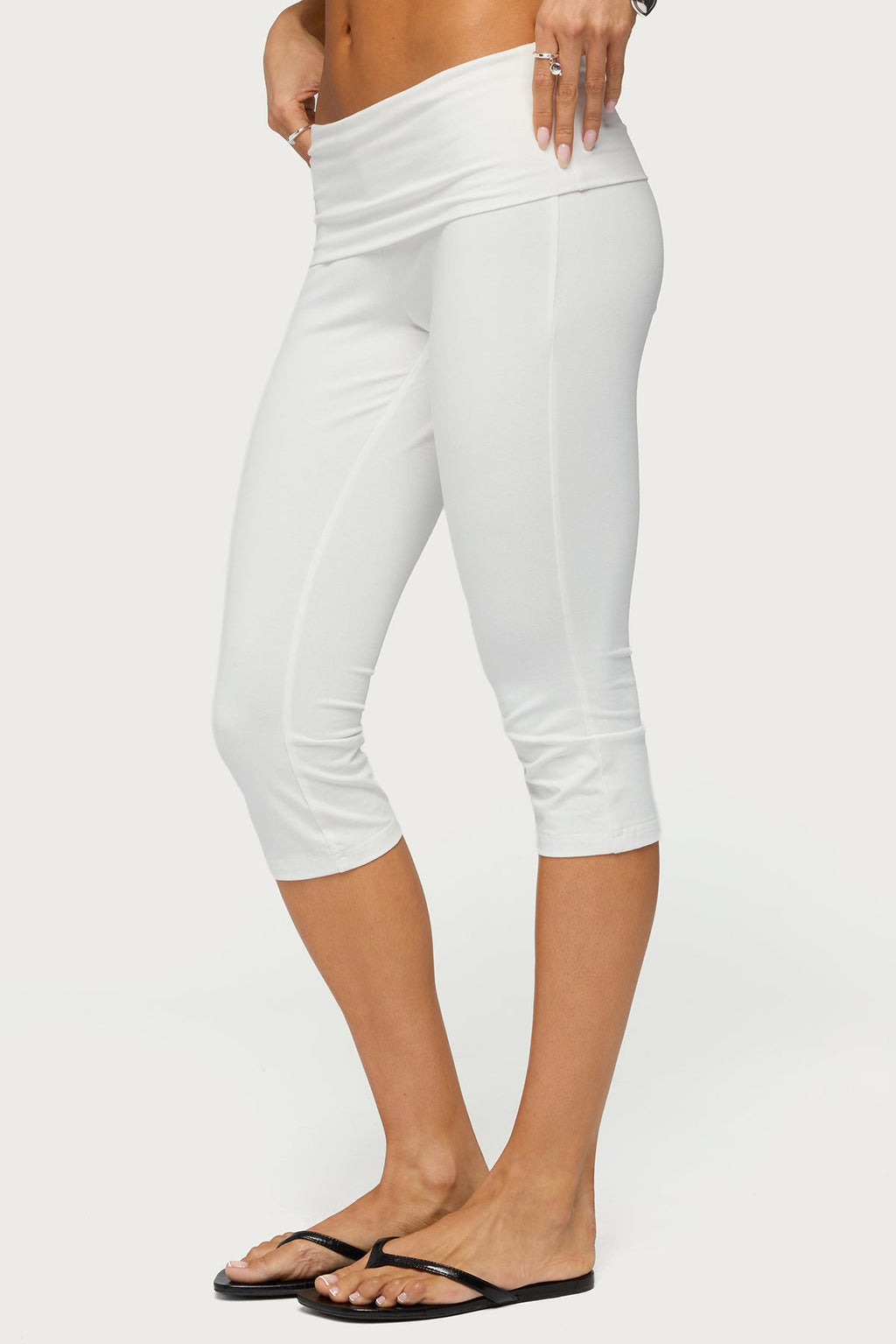 Rocio Foldover Capri Pants
