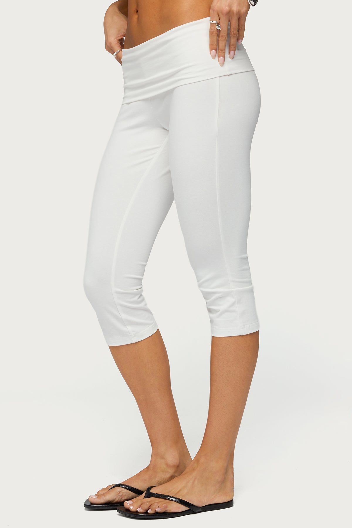 Rocio Foldover Capri Pants