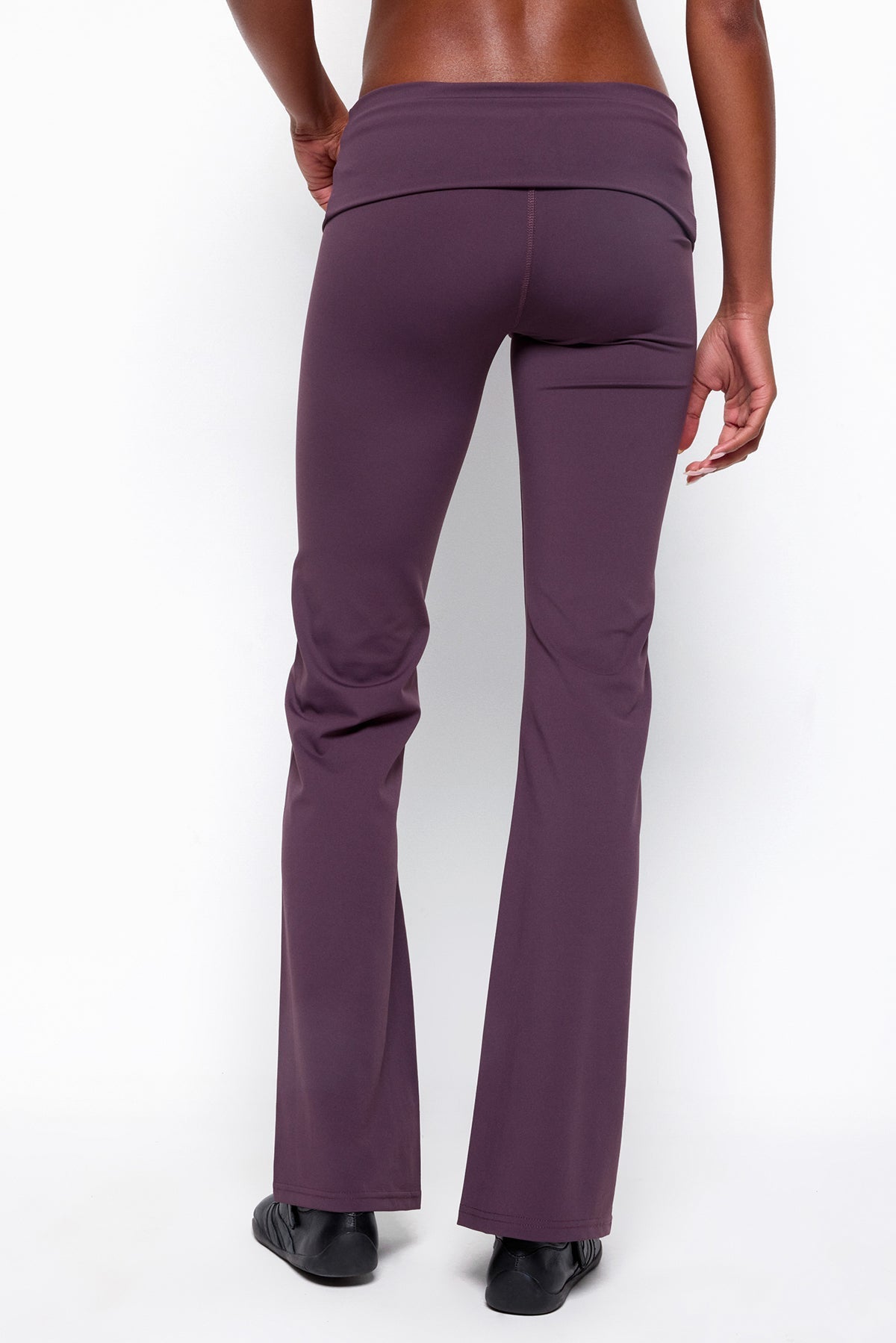 Oriane Foldover Flared Leggings