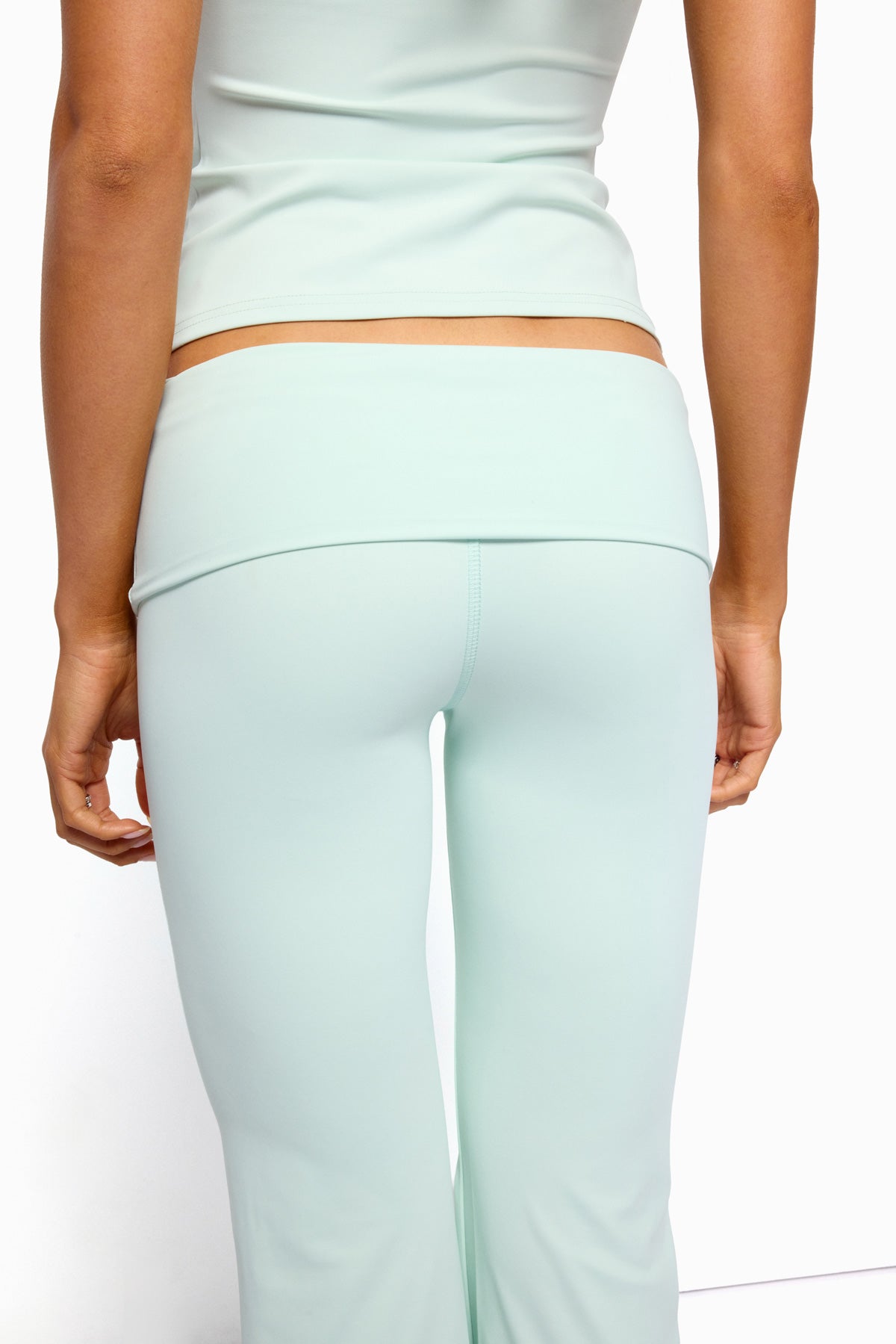 Oriane Foldover Flared Leggings