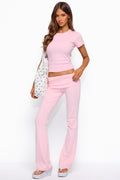 Ivanne Foldover Flared Pants