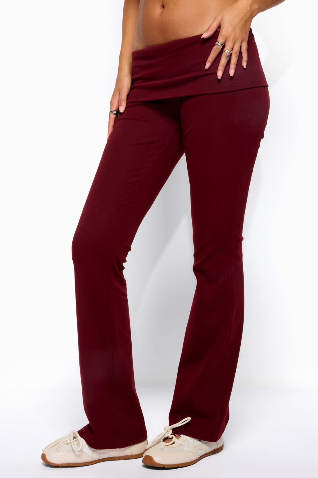 Ivanne Foldover Flared Pants