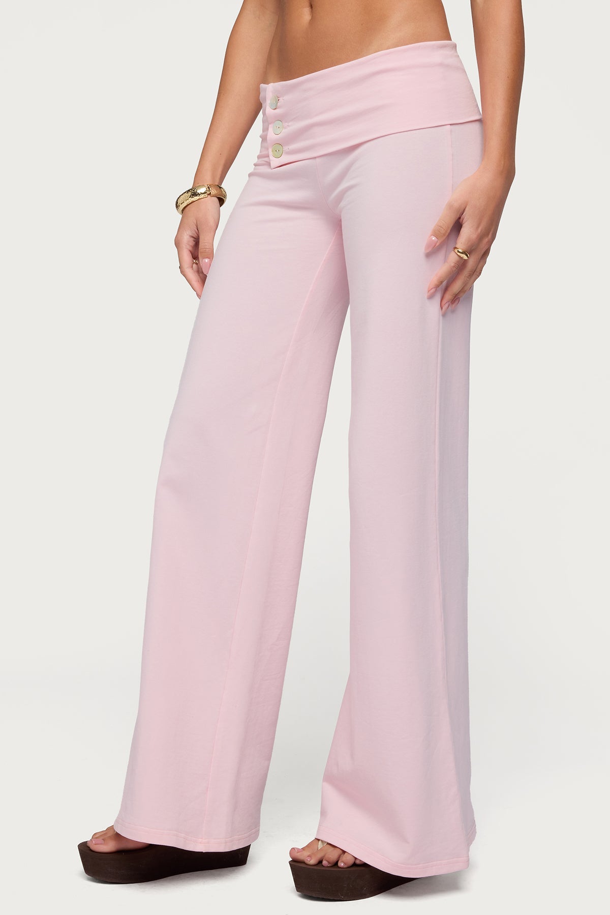 Poppy Foldover Wide Leg Pants