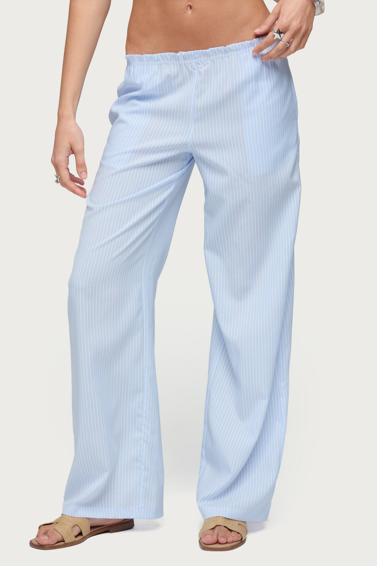 Cersei Striped Low Rise Pants