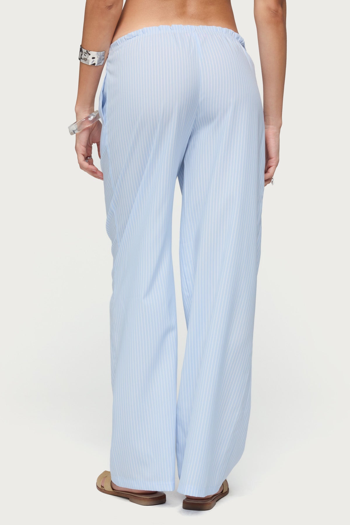 Cersei Striped Low Rise Pants