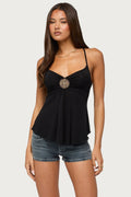 Kirstine Bead Patch Tank Top