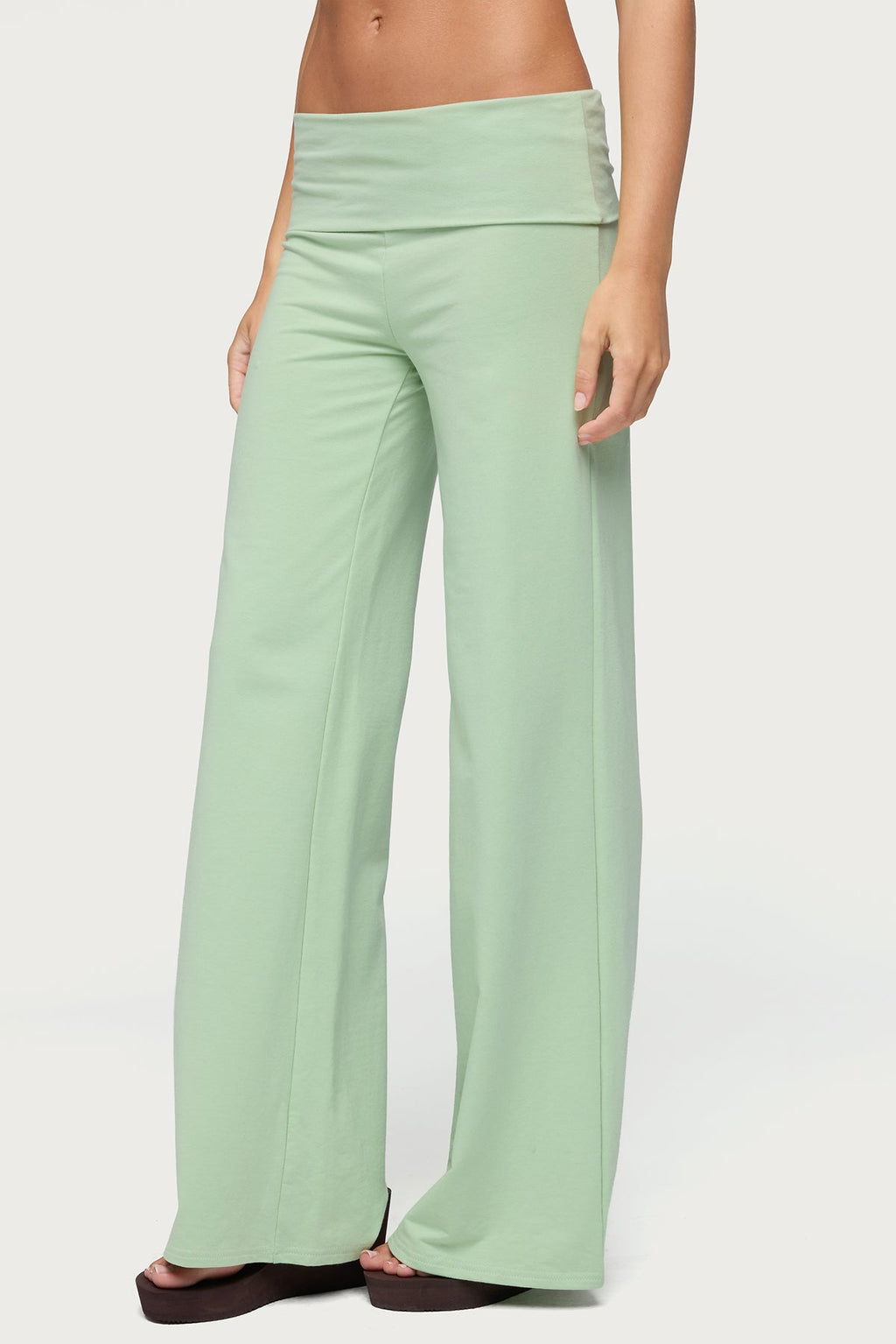 Cammy Wide Leg Foldover Pants