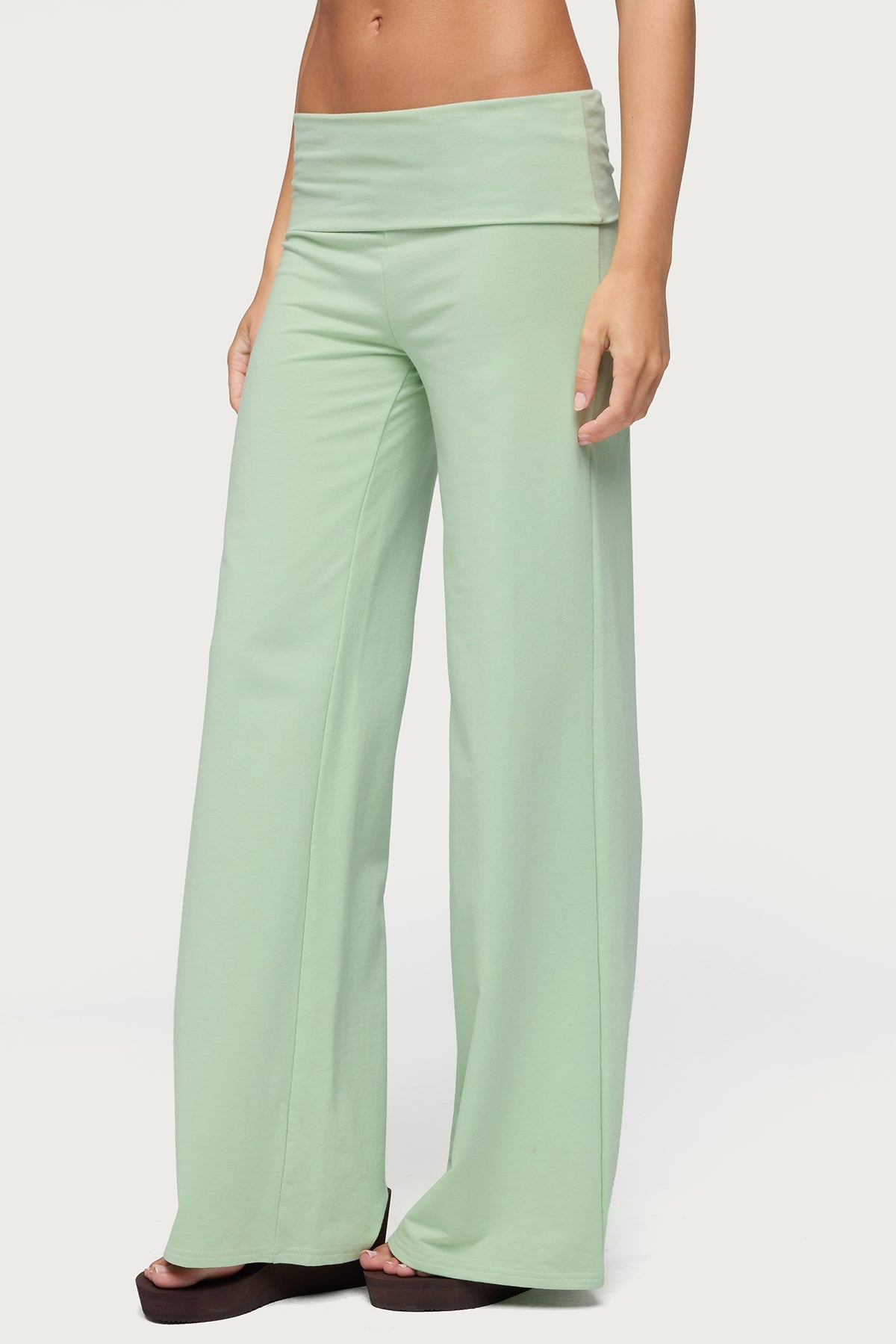 Cammy Wide Leg Foldover Pants