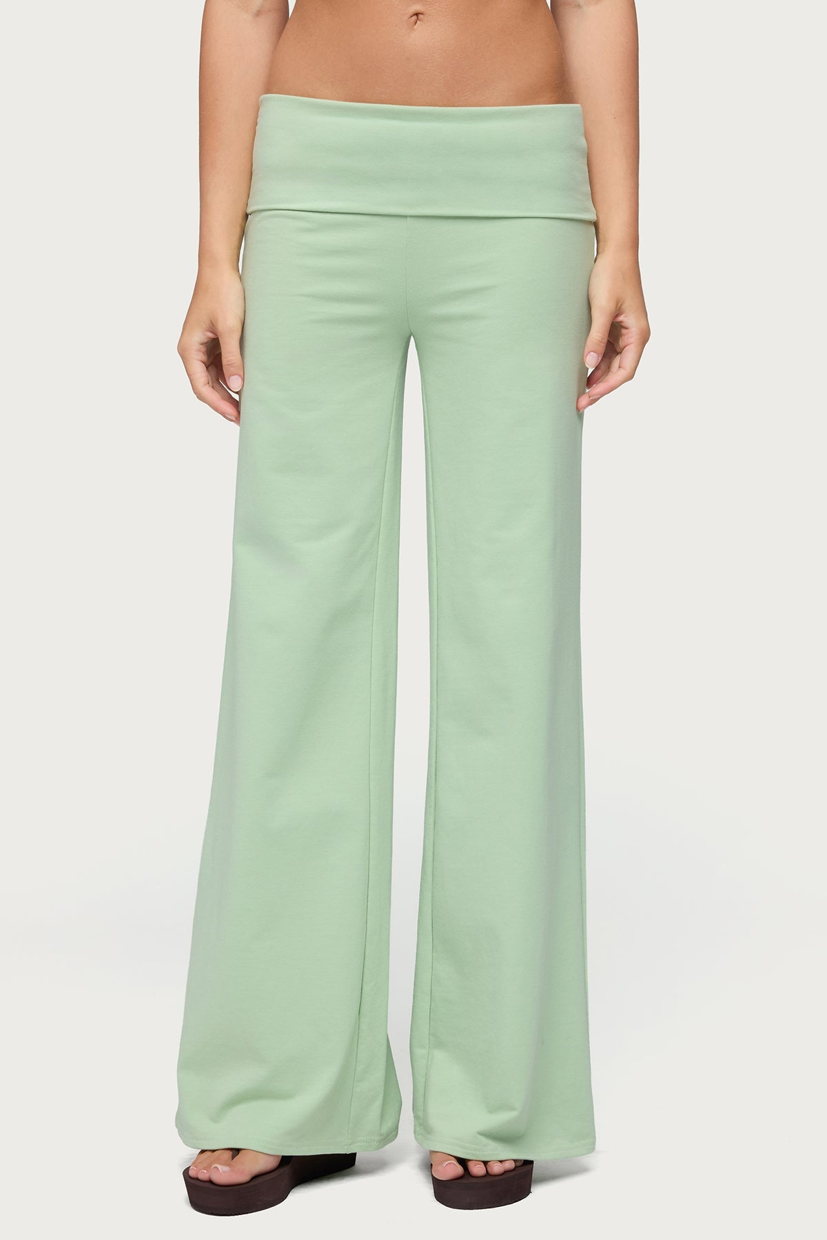 Cammy Wide Leg Foldover Pants