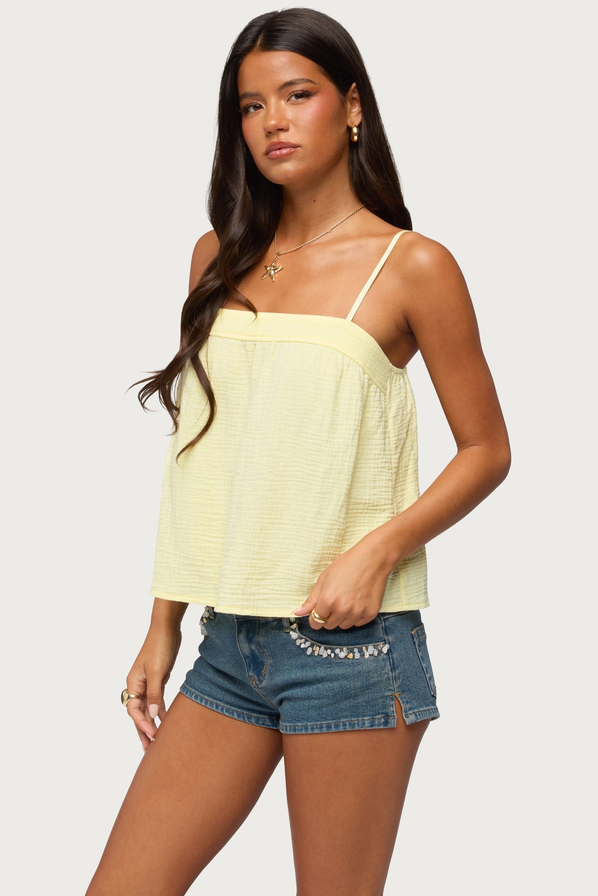 Sapphire Textured Tank Top