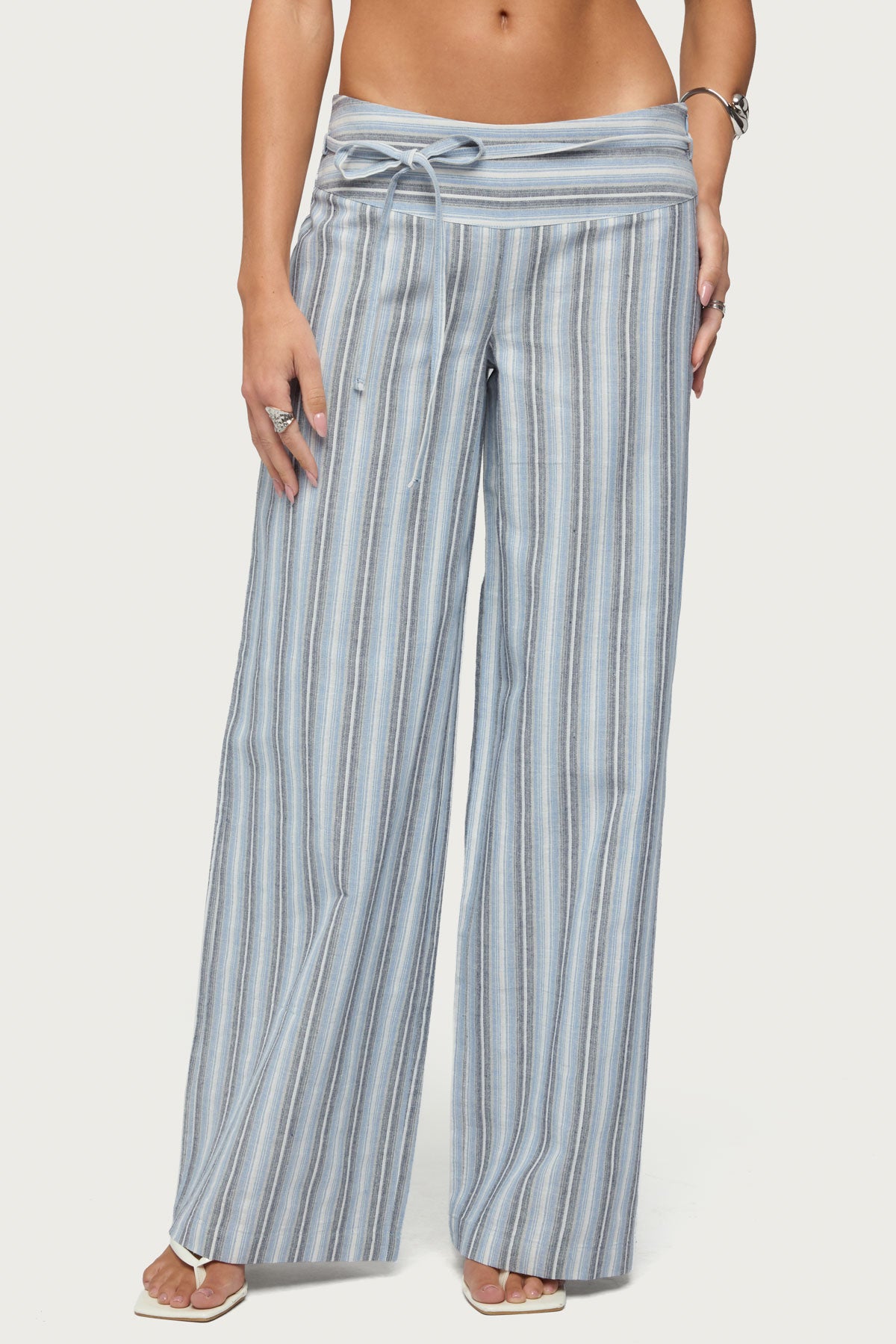 Chera Striped Wide Leg Pants
