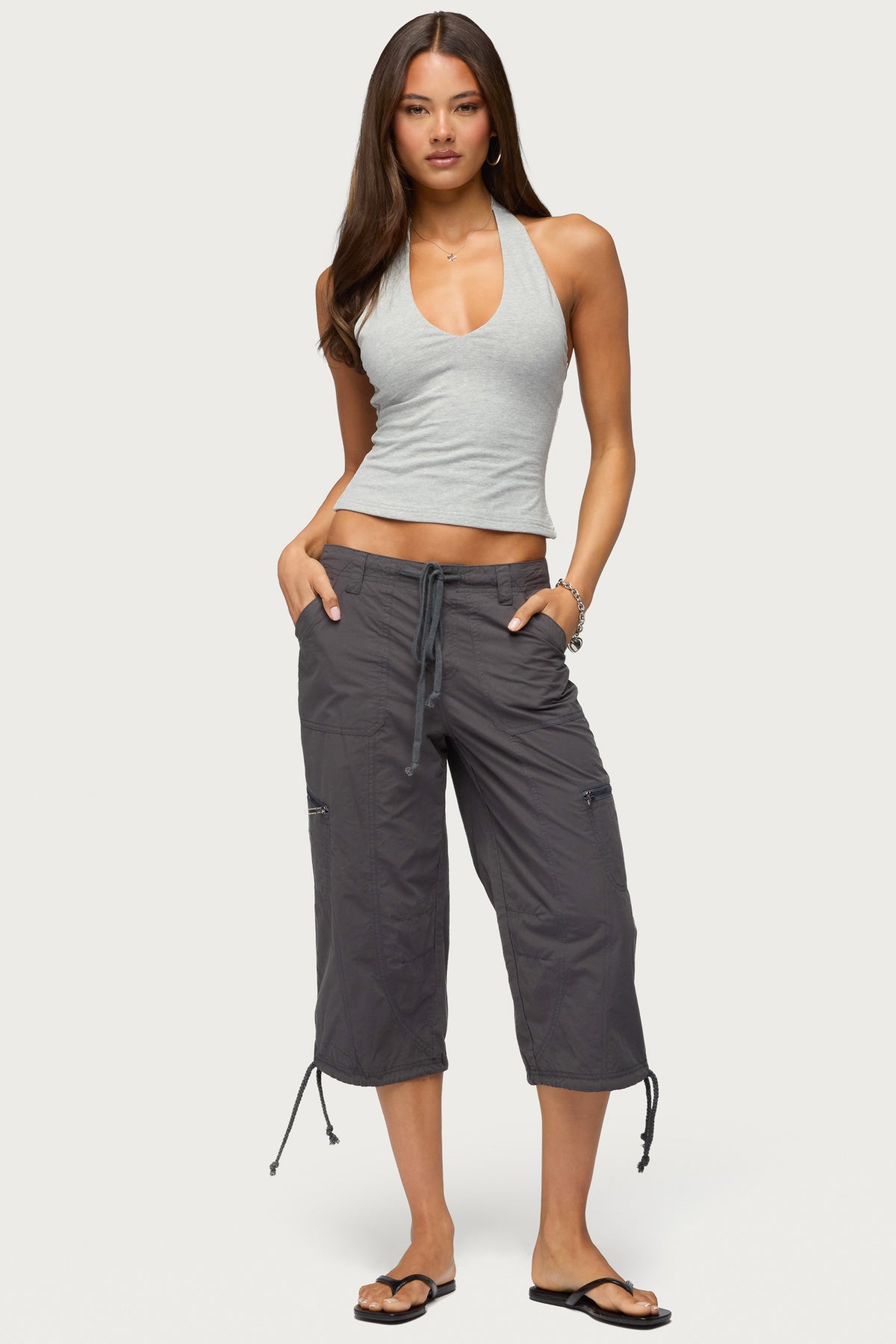 Lilith Cargo Capri Pants