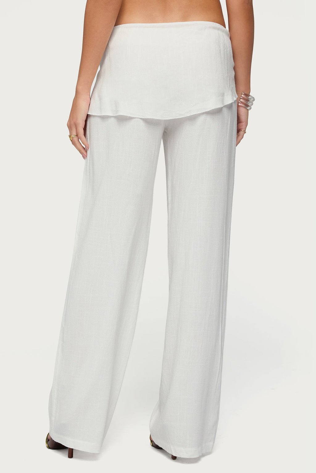 Suki Sarong Belt Linen Look Pants