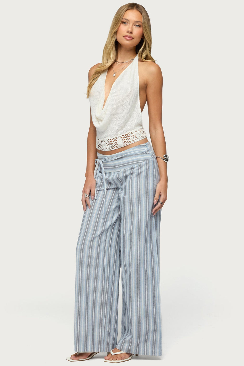Chera Striped Wide Leg Pants