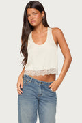 Onie Lacey Satin Effect Tank Top