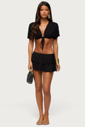Kimora Ruffle Micro Skort