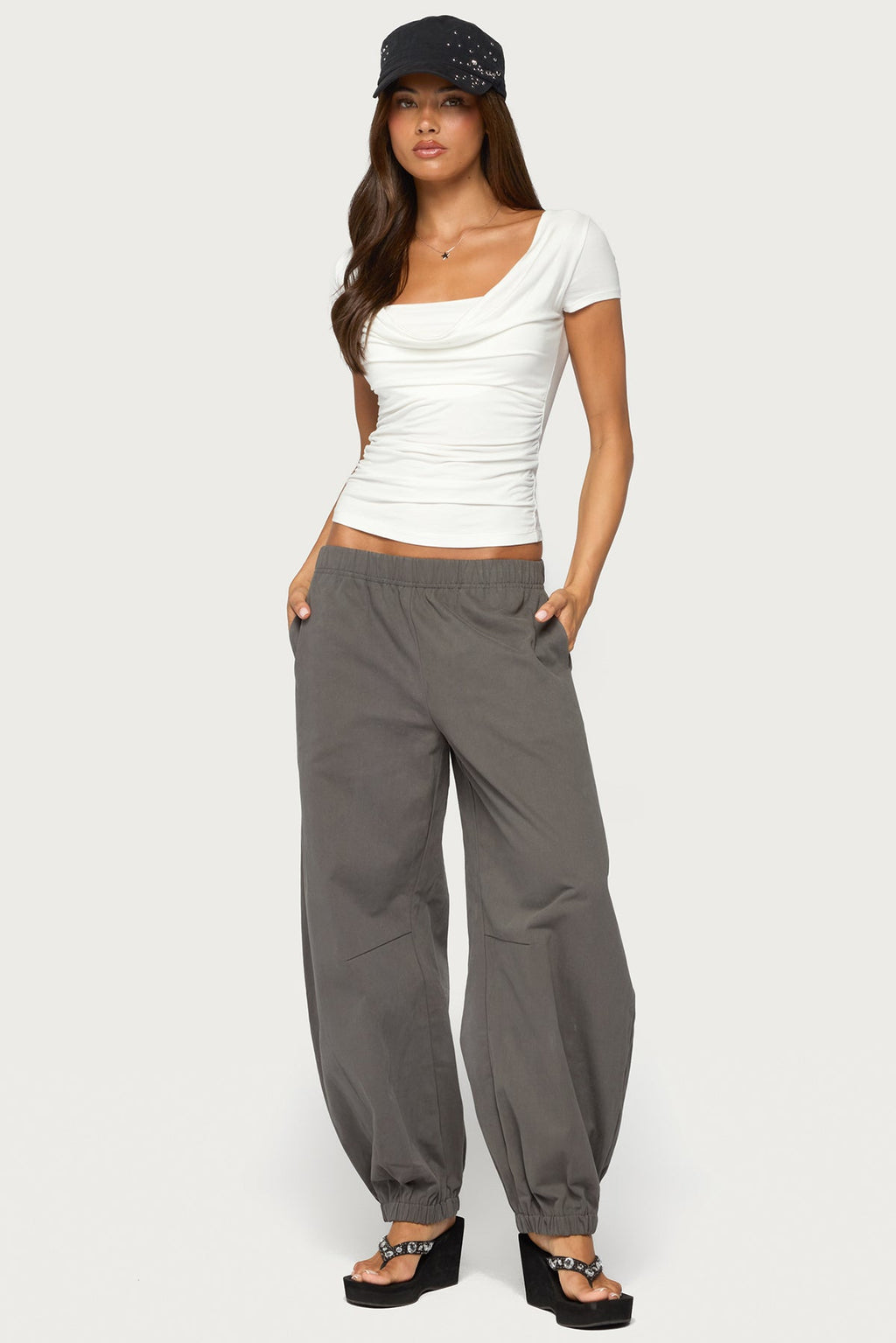 Hayli Cotton Parachute Pants