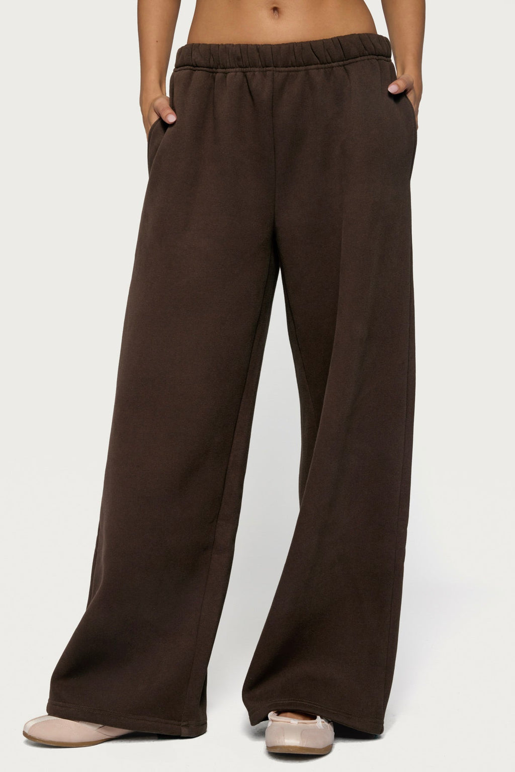 Edikted Glow Rhinestone Sweatpants