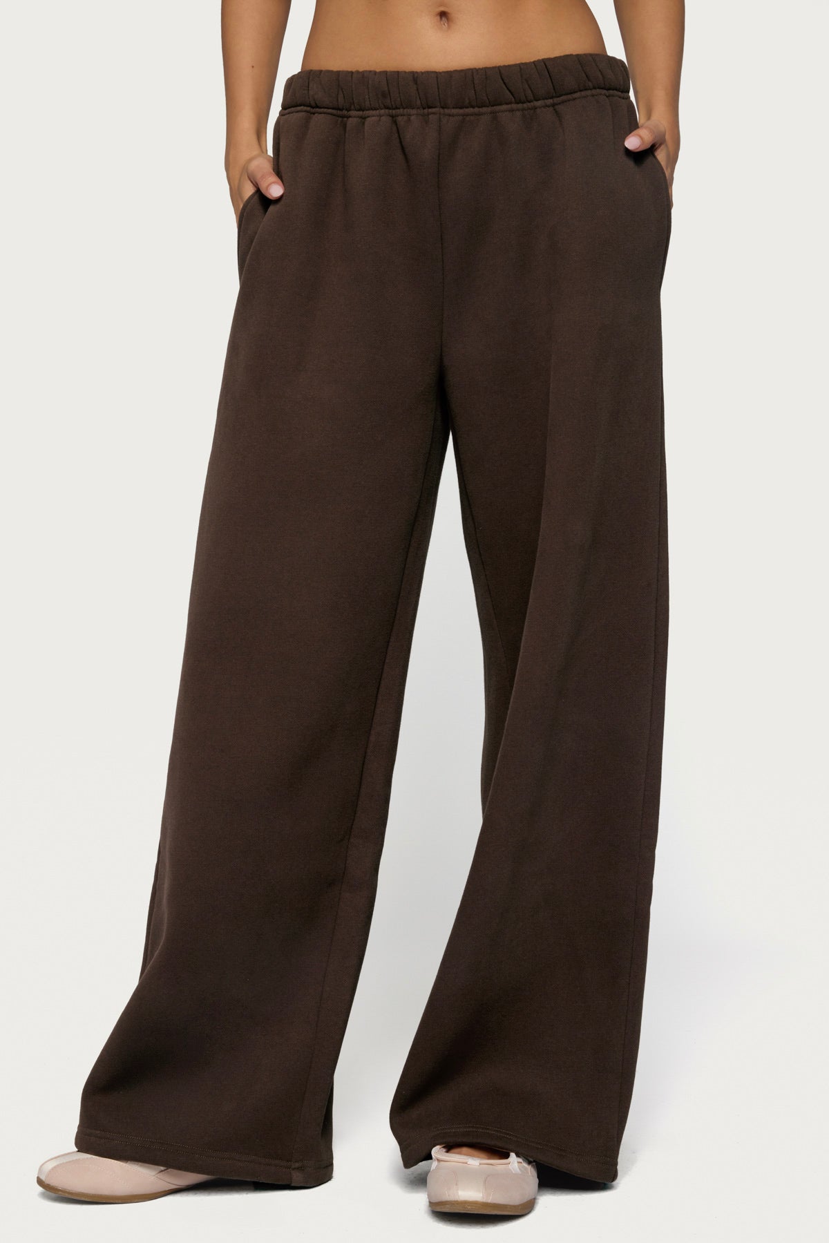 Edikted Glow Rhinestone Sweatpants