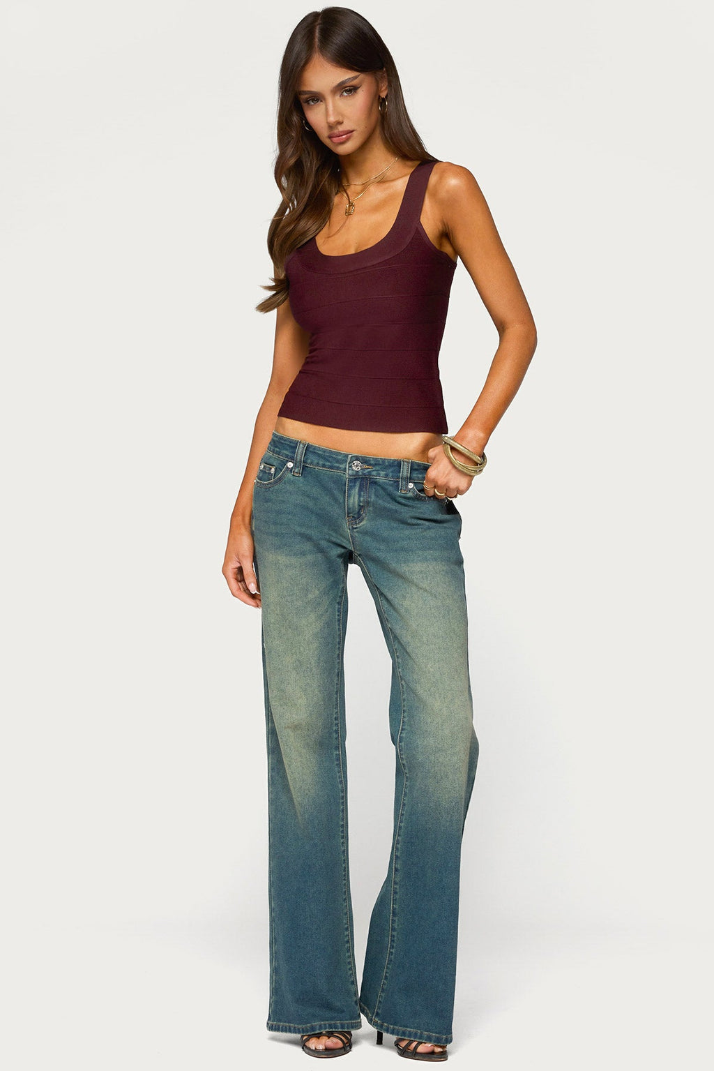 Akina Bandage Knit Tank Top
